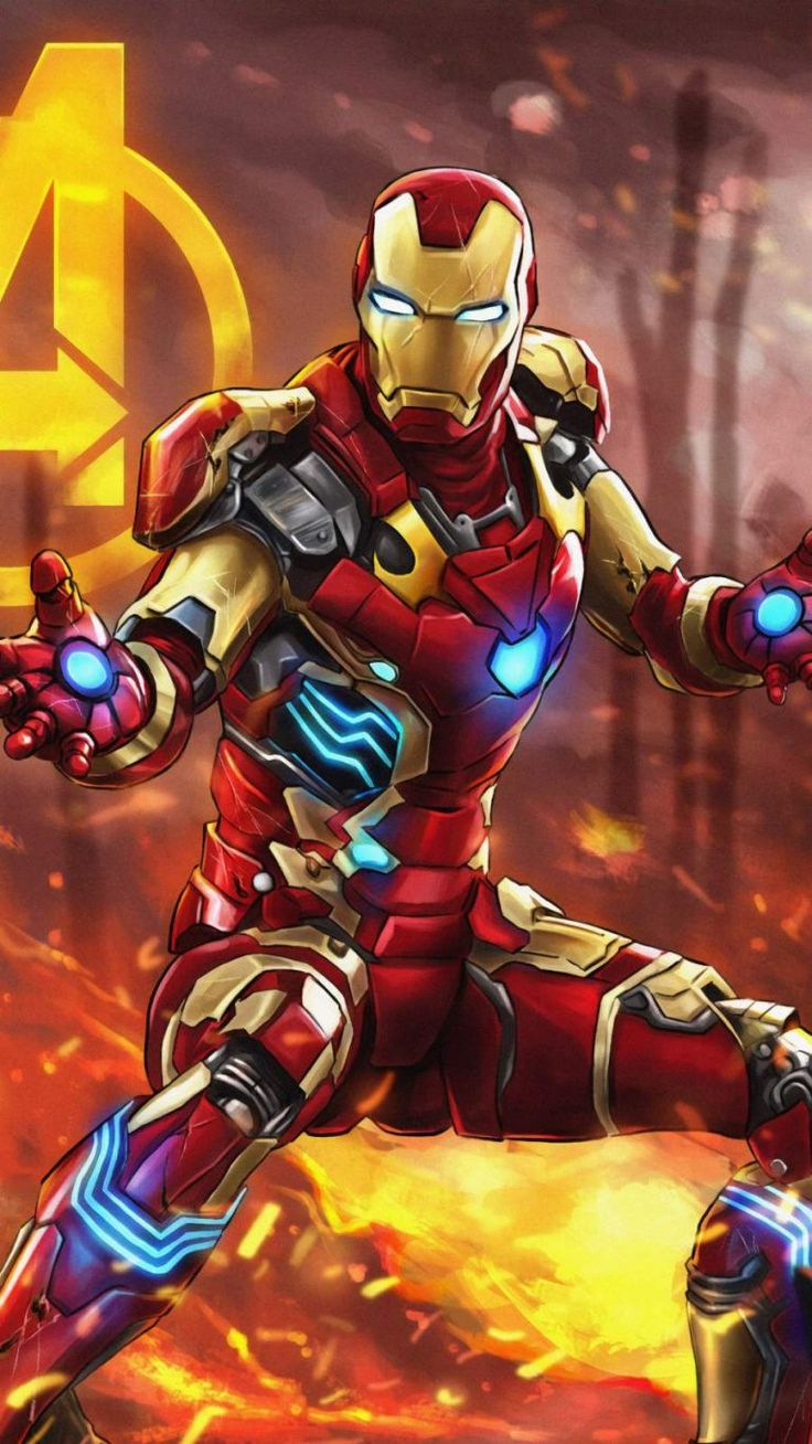 The Iron Man Art iPhone Wallpaper Wallpaper, iPhone Wallpaper. Iron man art, Superhero wallpaper, Iron man