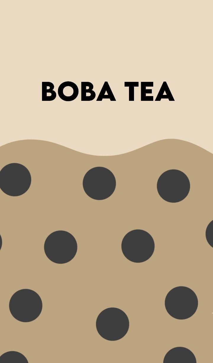 Cute Boba Tea Wallpaper