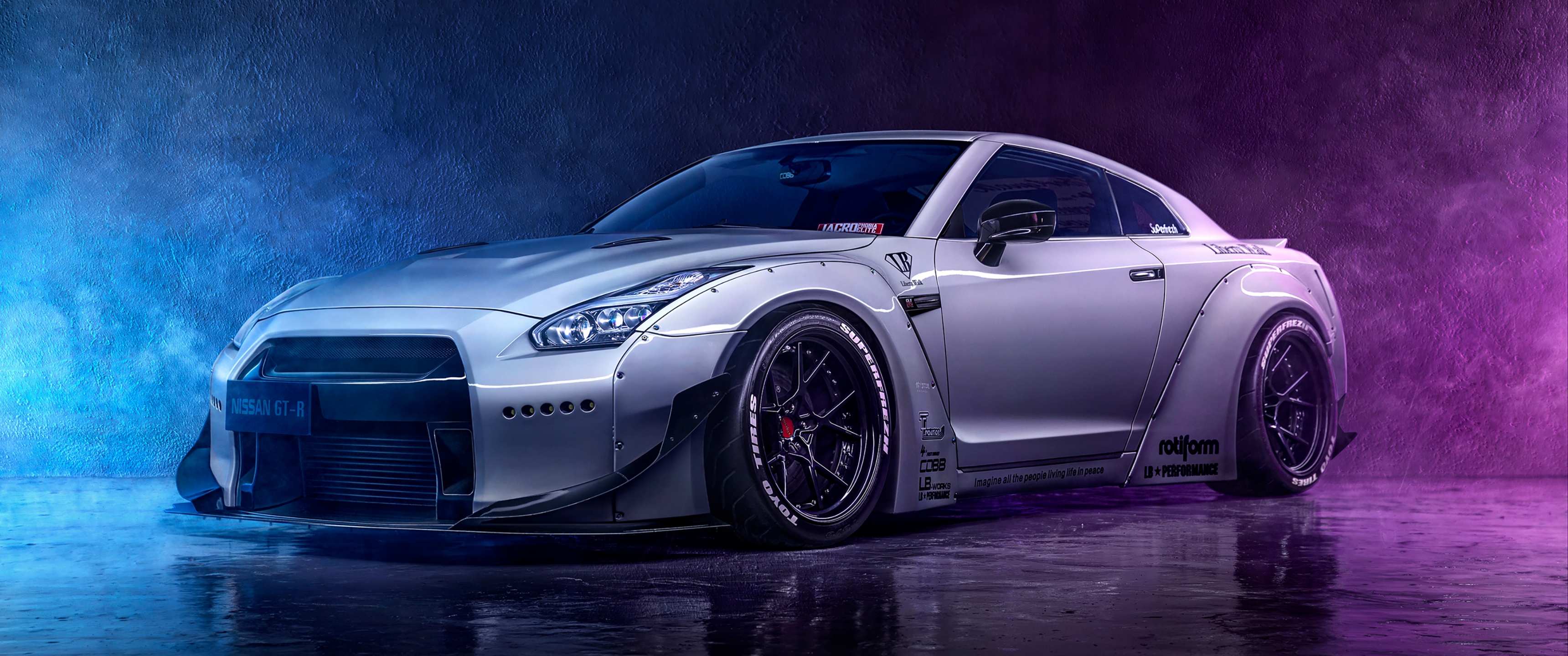Wallpaper ID 521901  Nissan motor vehicle 1080P Anime Colors sports  Car speed motion Energy sports wheel motorsport supercar  Aerography Violet gray blue electricity free download