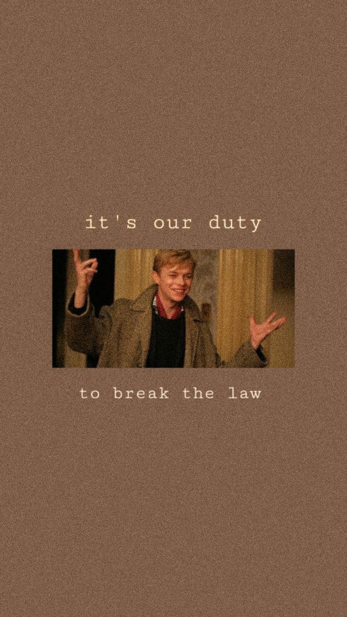 it's our duty to break the law carr. Kill your darlings, Dane dehaan, Dan dehaan