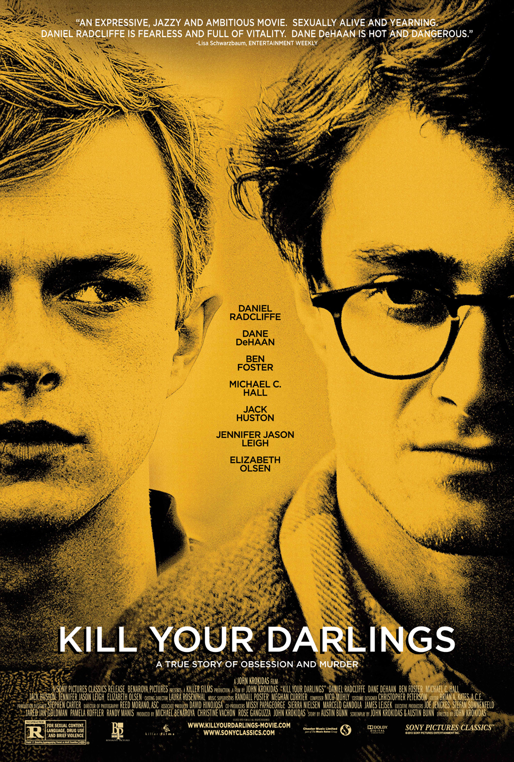 KILL YOUR DARLINGS (2013) Movie Trailer: Radcliffe is Allen Ginsberg