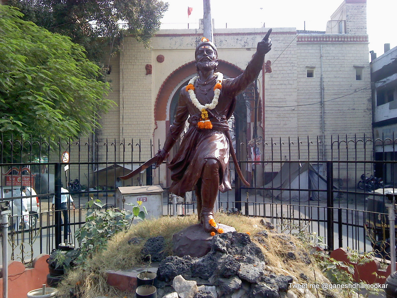 Statue of Shivaji Maharaj at Mahal, Nagpur
