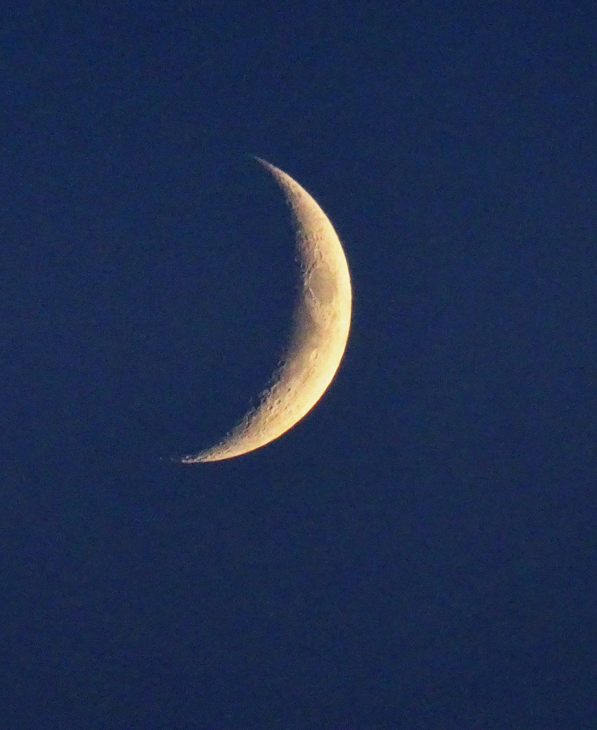 Series: Today's Waxing Crescent Moon / Phase (+2). The Waxi