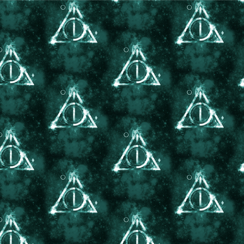 Harry Potter Deathly Hallows Logo Premium Roll Gift Wrap Wrapping Paper