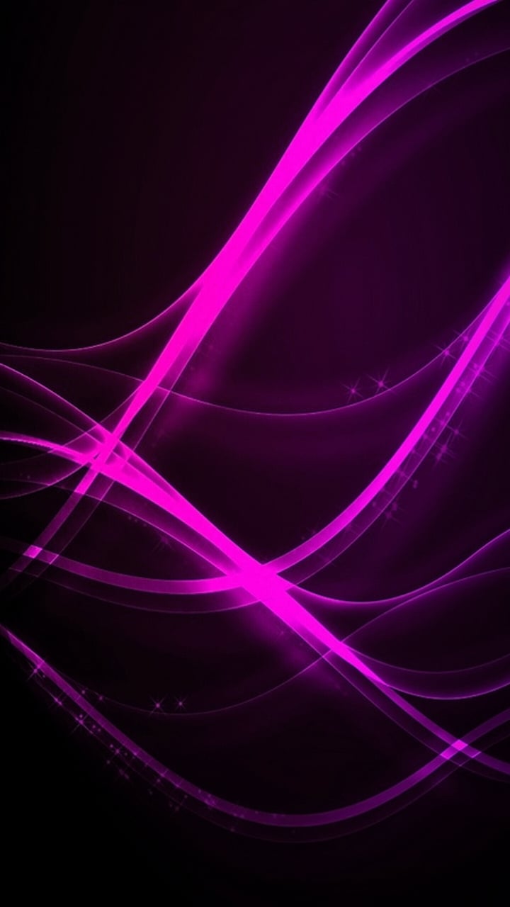 Samsung Galaxy J3 Wallpaper: illuminated Pink Android Wallpaper