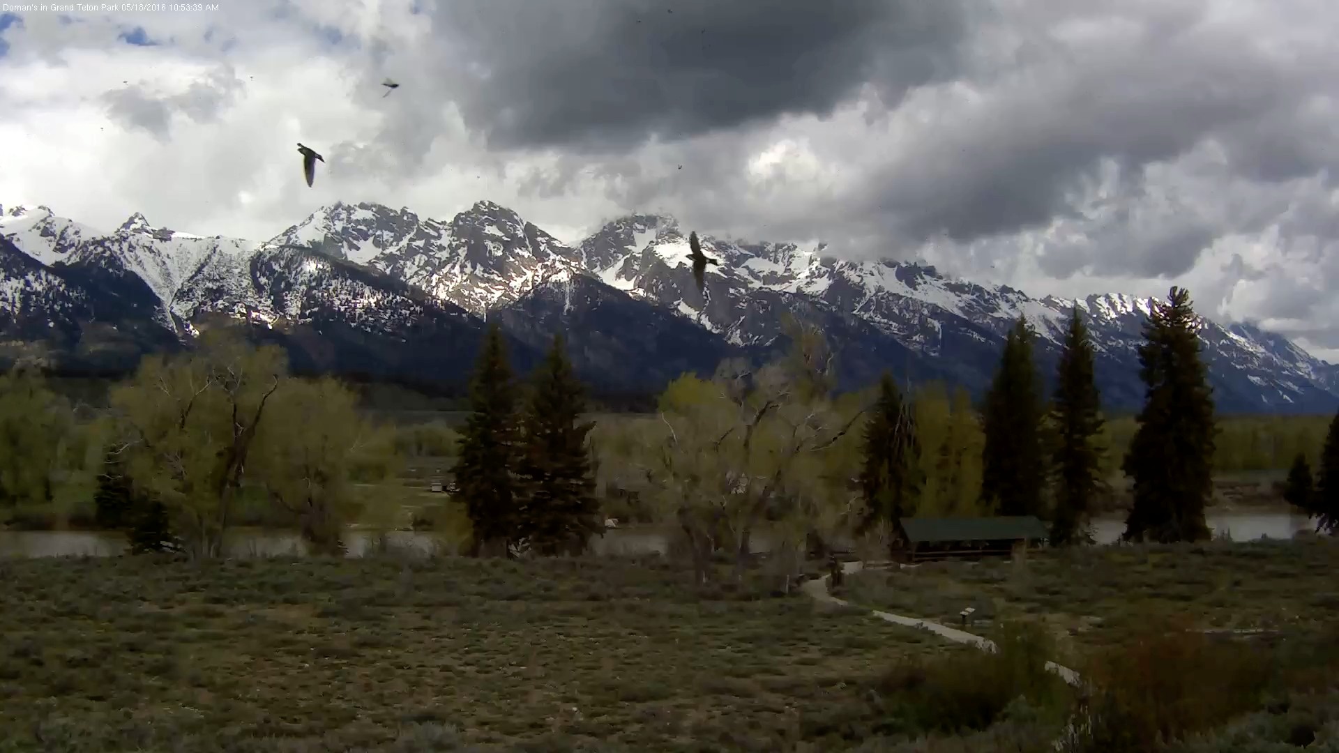 Grand Teton National Park Grand Teton View, Image from National Park Service Web Camera Database State University (MSU) Library