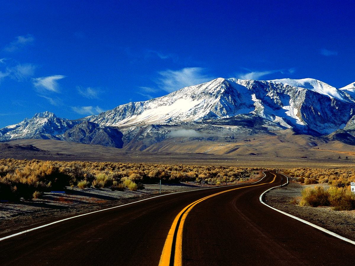 Wallpaper California, Mountains, Road. TOP Free background