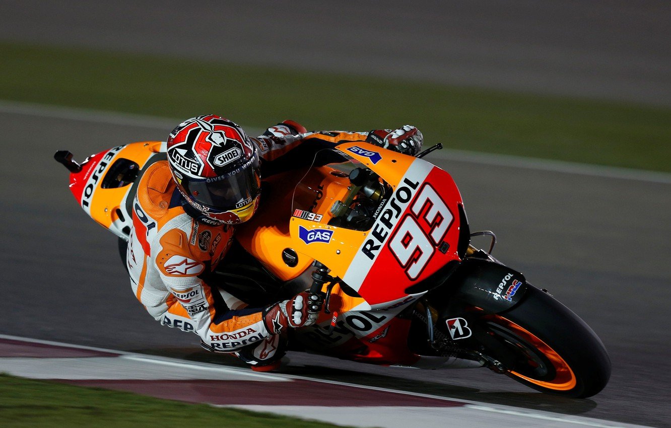 Wallpaper Motorcycle, Honda, Honda, MotoGP, Marc Marquez image for desktop, section спорт