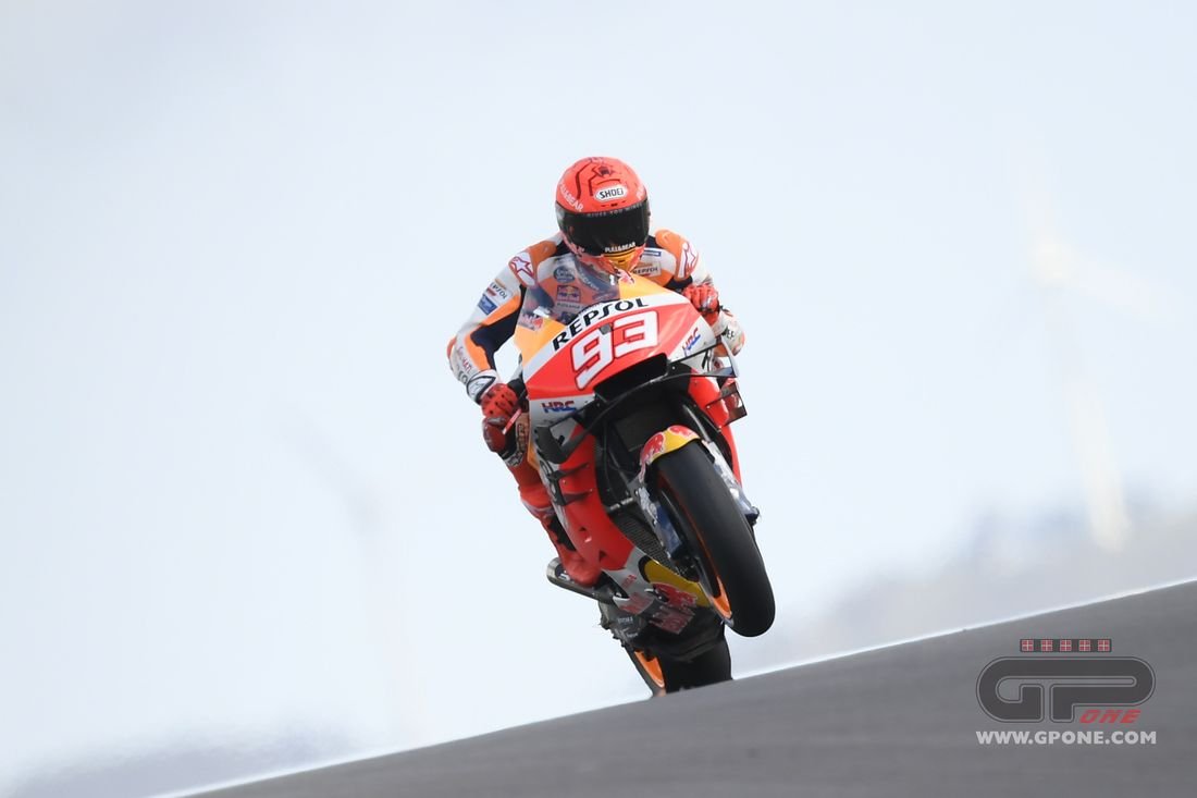MotoGP, From nightmare to dream: the first photo of Marc Marquez in action in Portimao