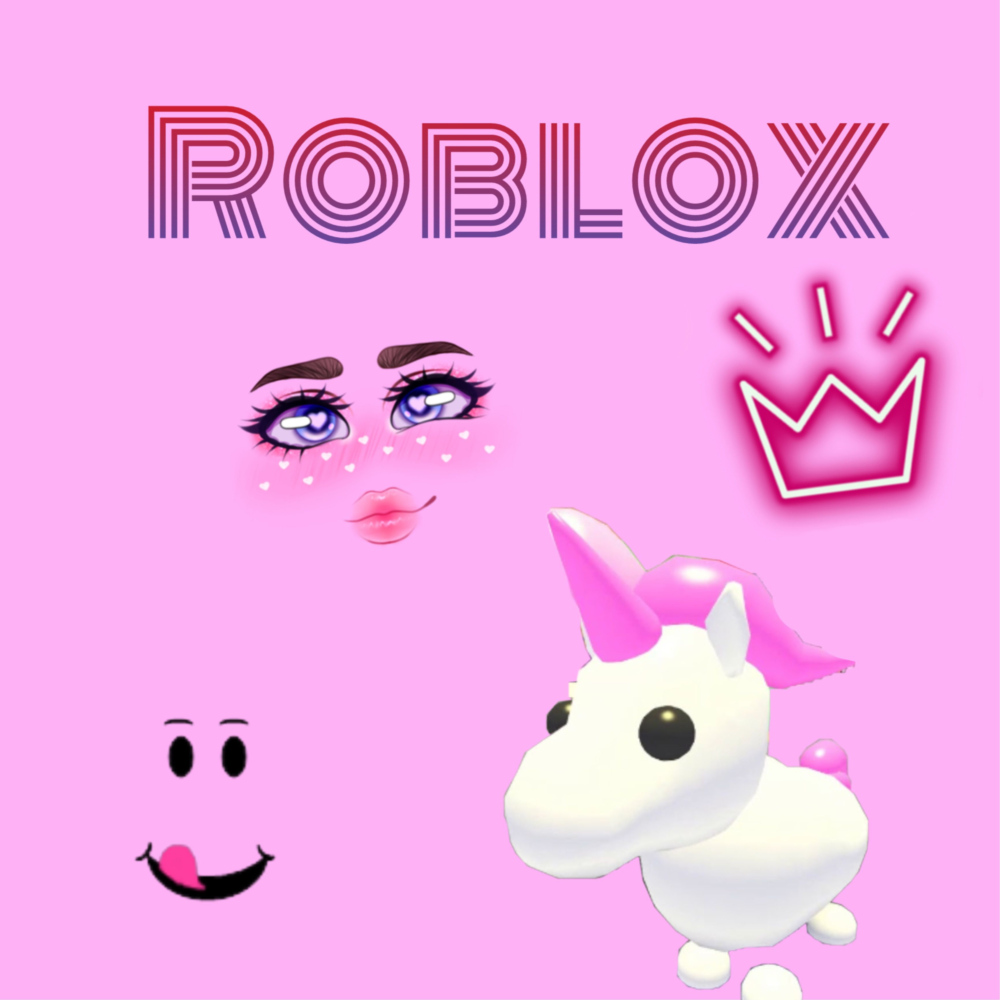Розовый roblox