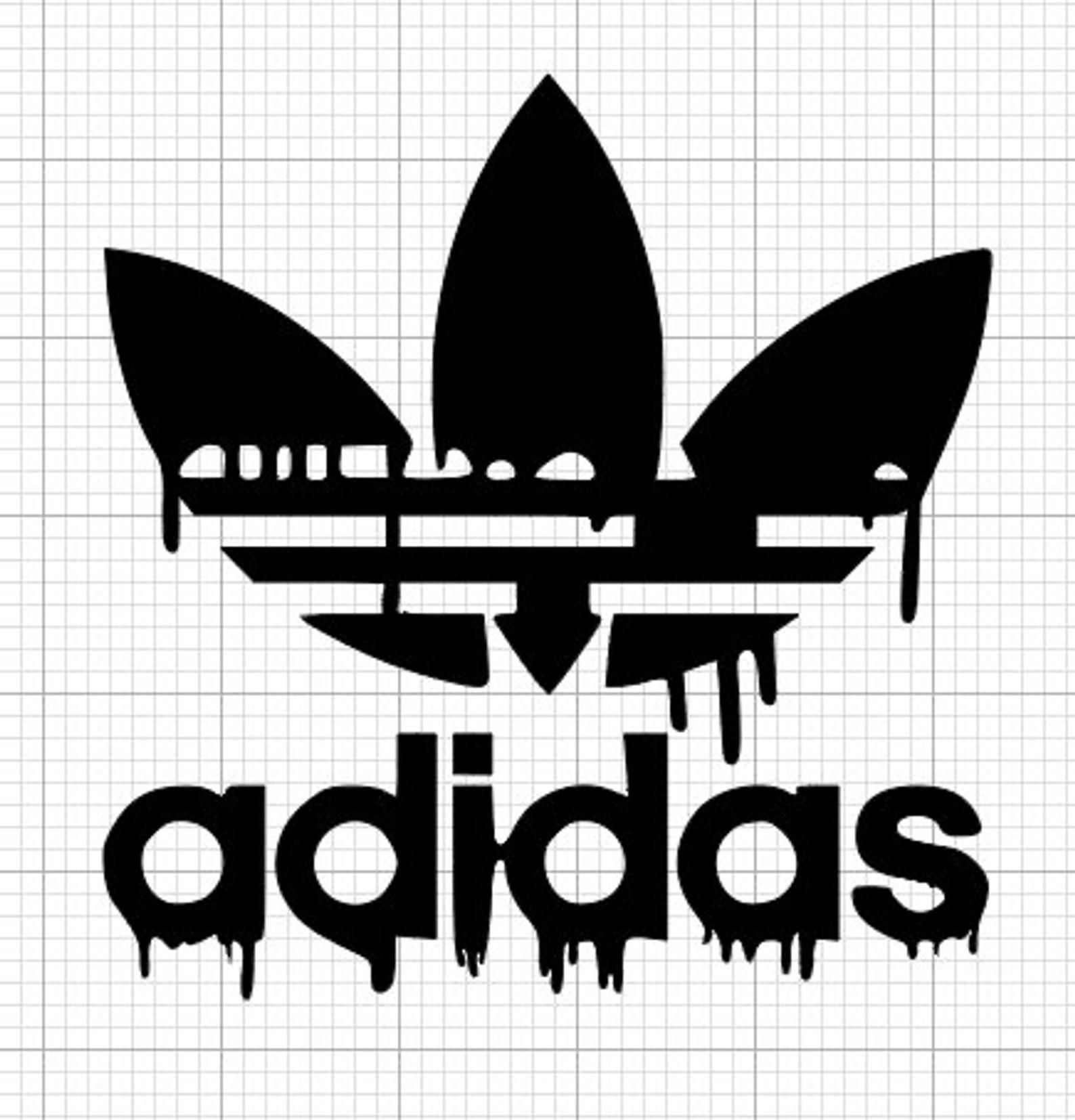 Adidas Drip Svg. Etsy. Adidas logo art, Adidas logo wallpaper, Adidas art