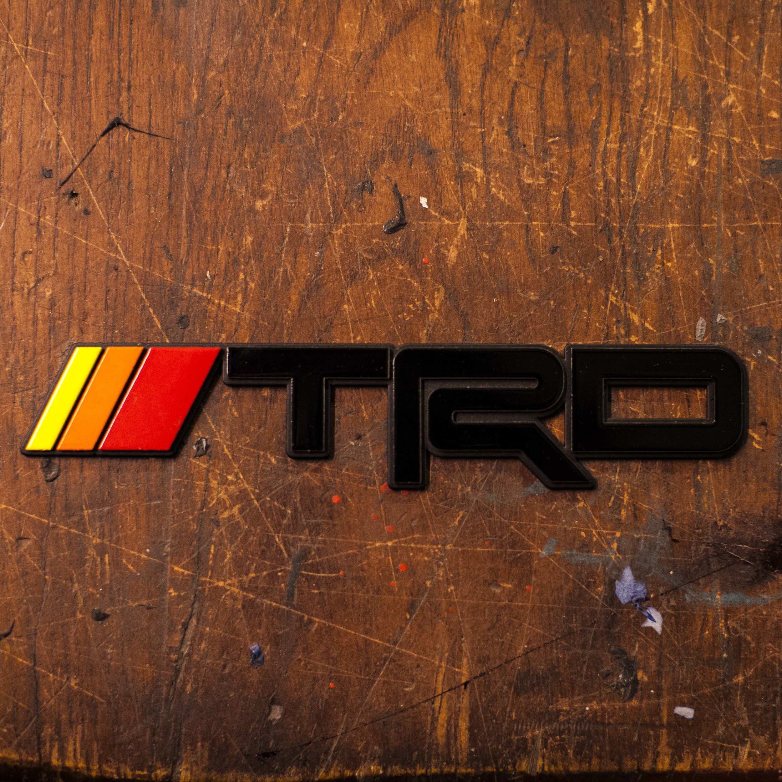 TRD Toyota 4Runner Vintage Badge Steel