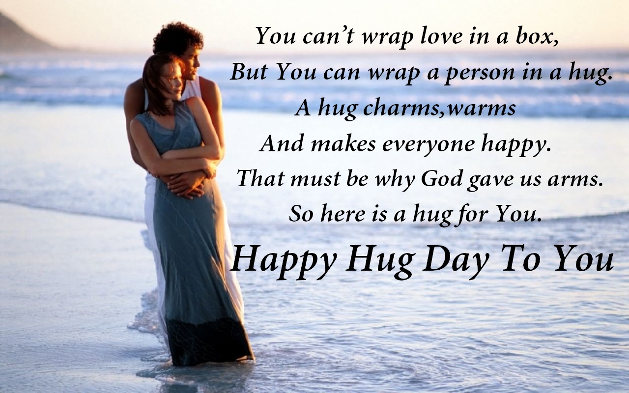 Hug Day SMS Image Wallpaper Quotes Pic Messages. Happy Hug Day Wishes Greetings Photo Picture