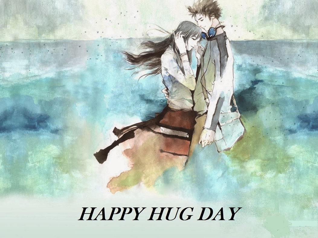 Happy Hug Day HD HD Wallpaper