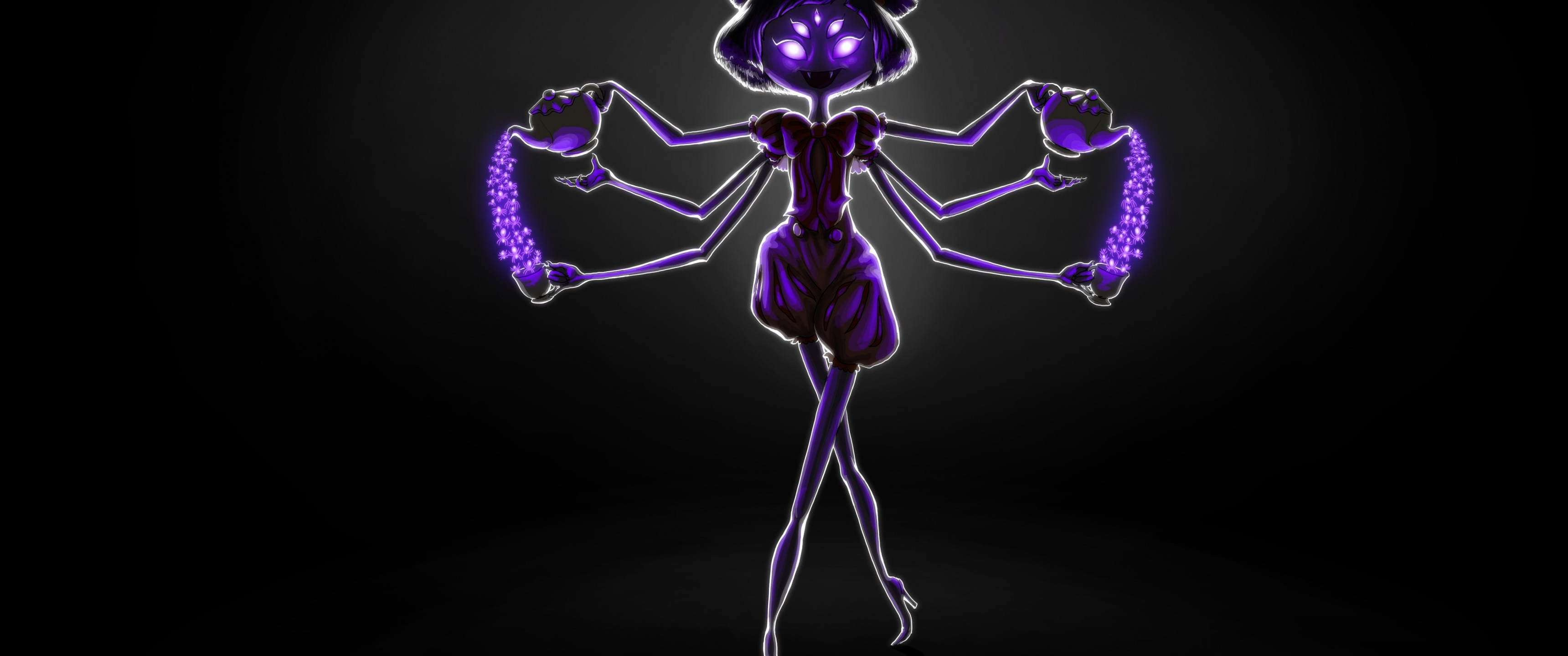 Download 3440x1440 Undertale, Muffet Muffet Wallpaper