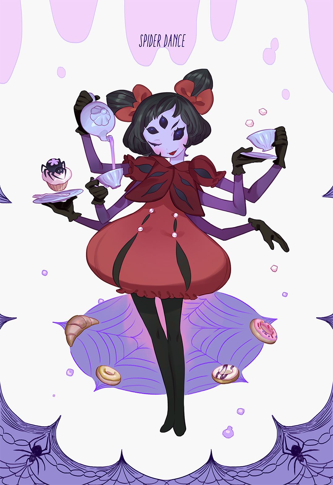 Muffet/. Muffet undertale, Undertale cute, Undertale drawings