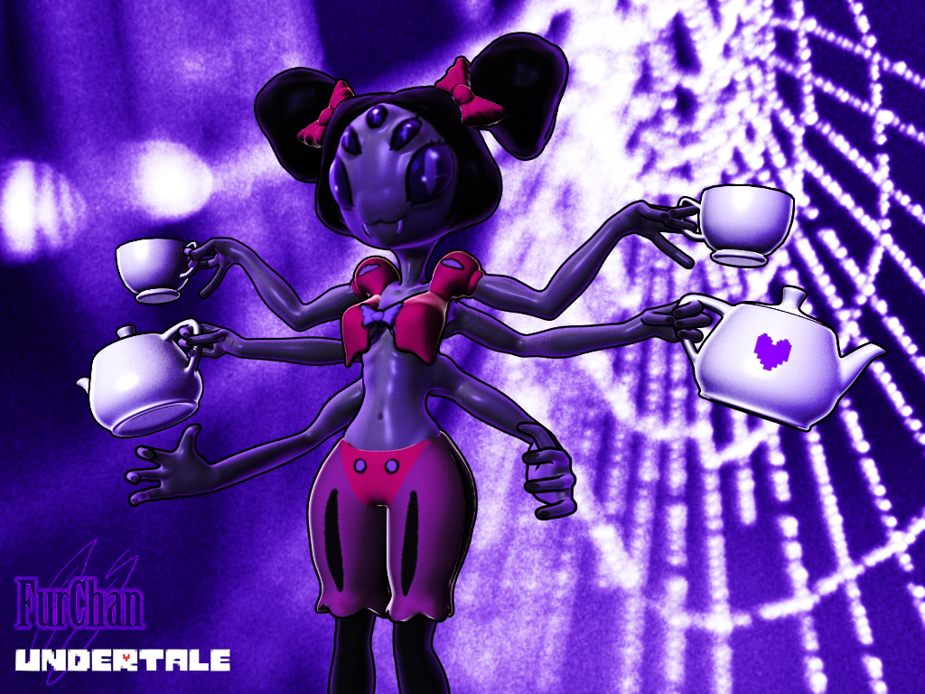 Undertale Muffet + Atmospheric by FurChan - Fur Affinity [dot] net