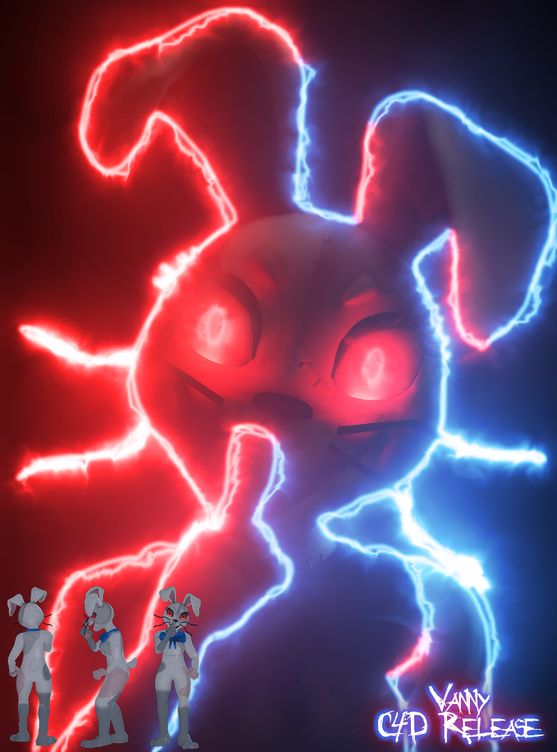 FNaF C4D) Vanny V3 Release. .. By RadioBonnieX. Fnaf Wallpaper, Anime Fnaf, Fnaf