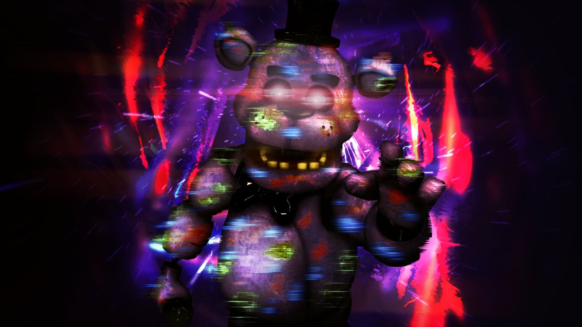 ARVIN_BHR another fnaf wallpaper #fnaf #art #edit #photoshop #blender #wallpaper #render