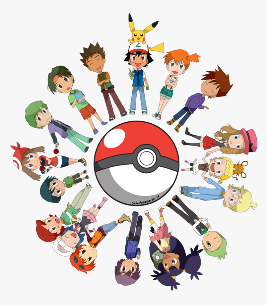 Pokemon All Ash Friend, HD Png Download