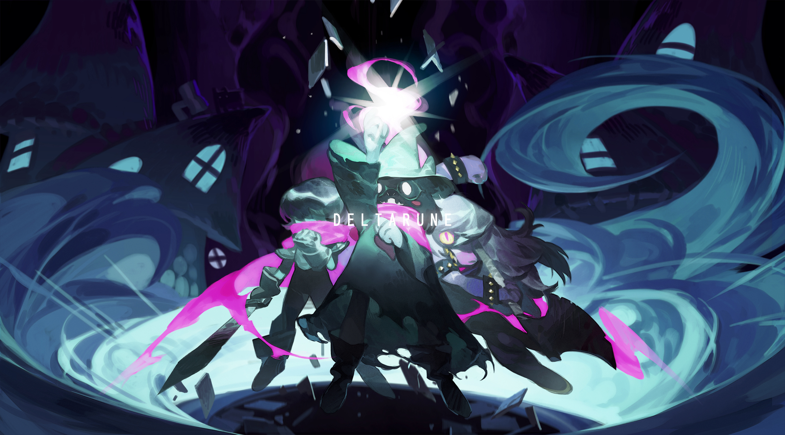 Ralsei, Kris and Susie (deltarune) HD Wallpaper