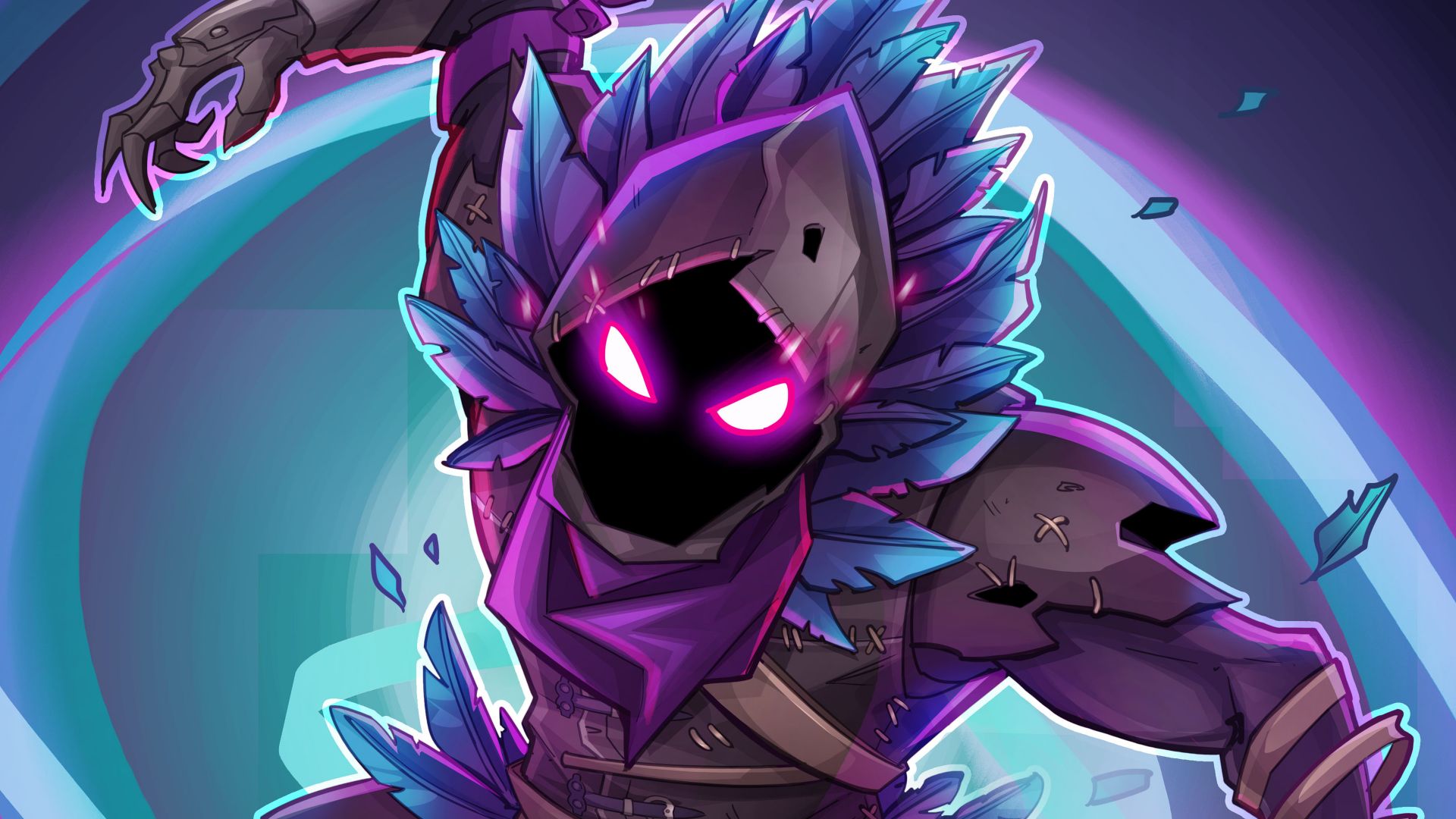 Raven, fortnite battle royale, creature, game wallpaper, HD image, picture, background, 949f72
