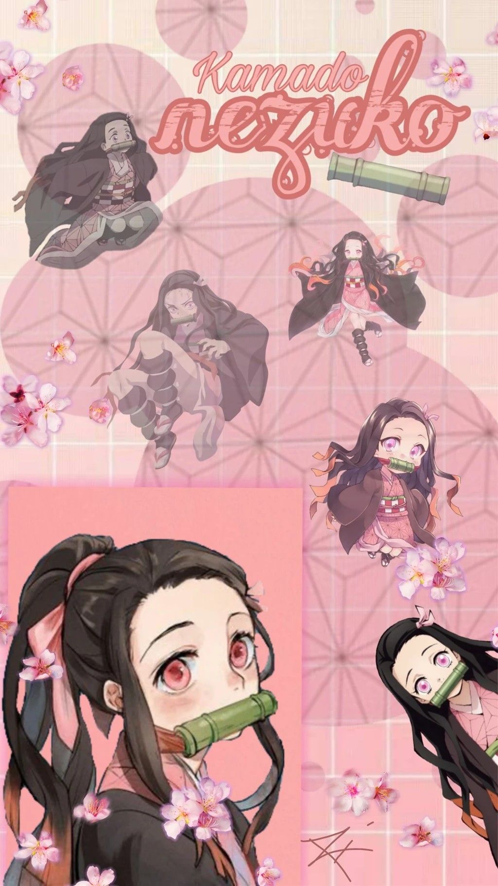 Nezuko. Chibi anime kawaii, Anime wallpaper phone, Anime demon
