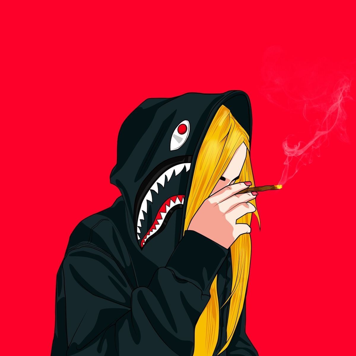 Supreme Girl Cartoon Wallpaper 2020