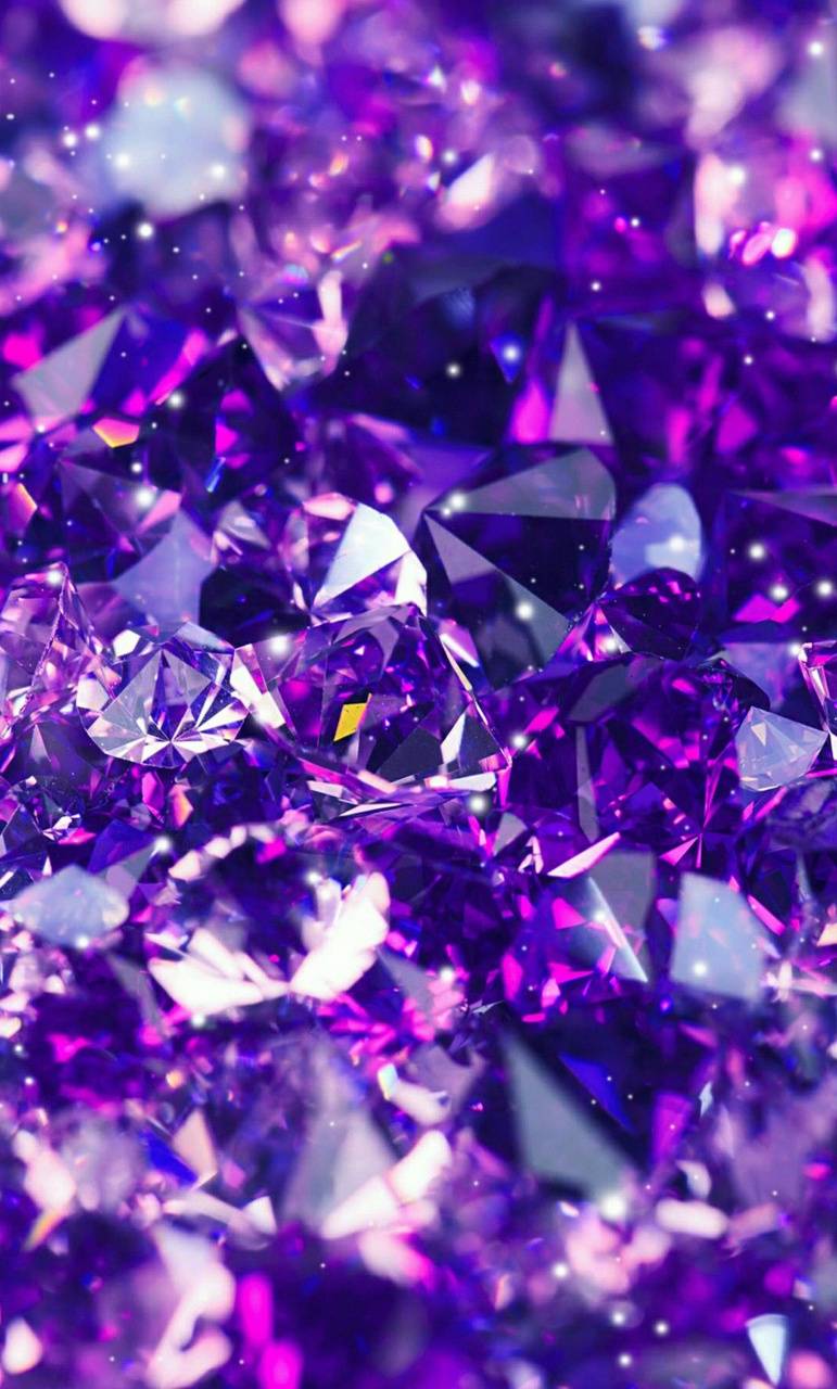 Purple Diamonds Wallpaper