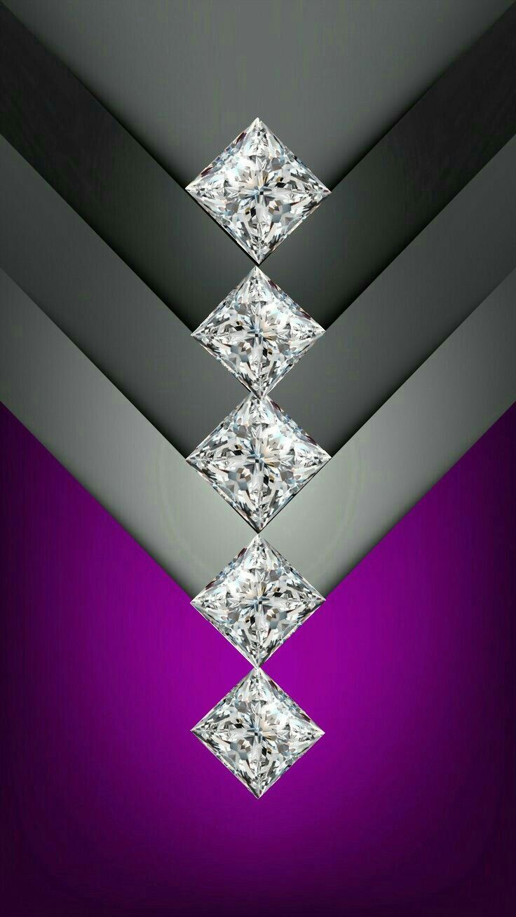 Purple Diamonds Wallpaper For iPhone HD Wallpaper