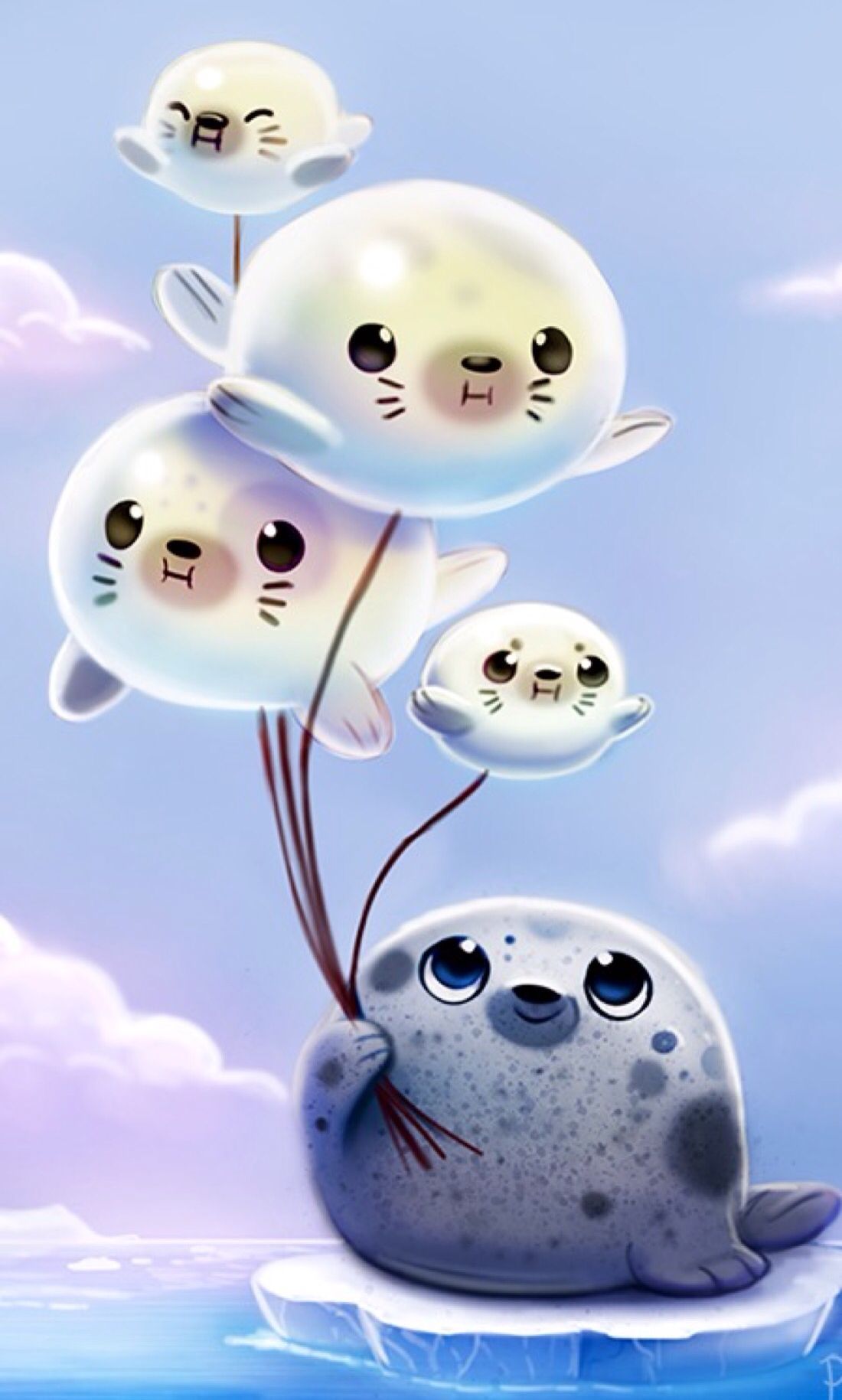 Cute Seals Wallpapers - Wallpaper Cave