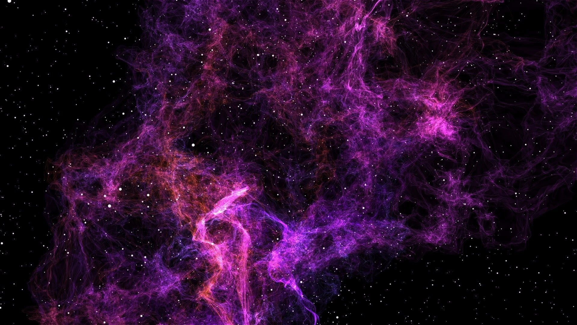 Purple Space Nebula HD Wallpaper