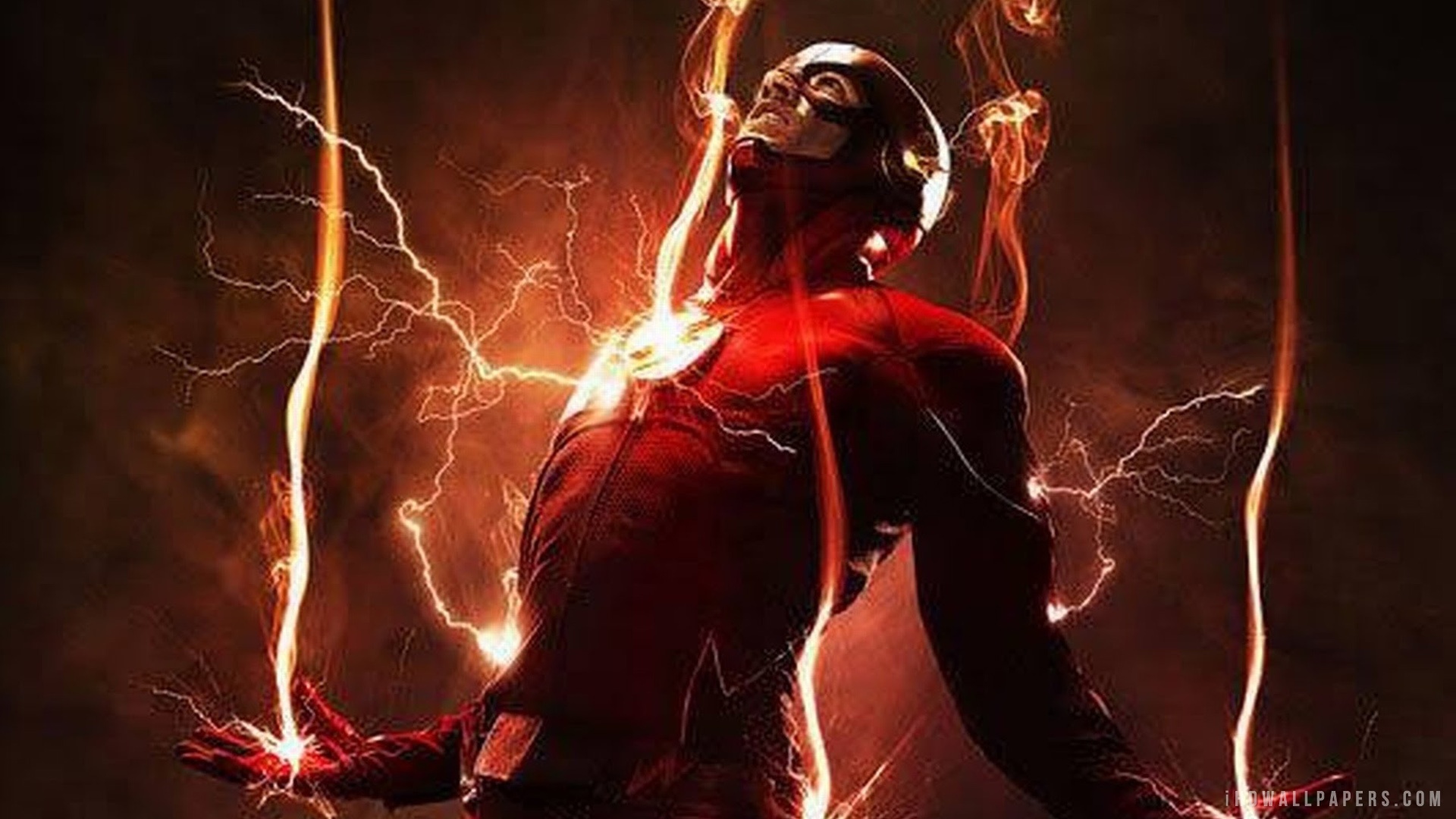 the flash live wallpaper, red, heat, lightning, human, cg artwork