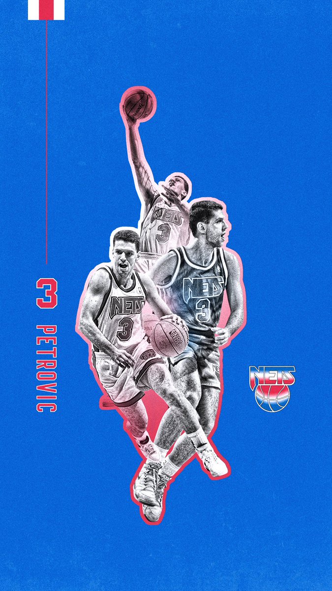 Brooklyn Nets ready for Dražen Petrović Night on Feb. 26th with this special edition #WallpaperWednesday