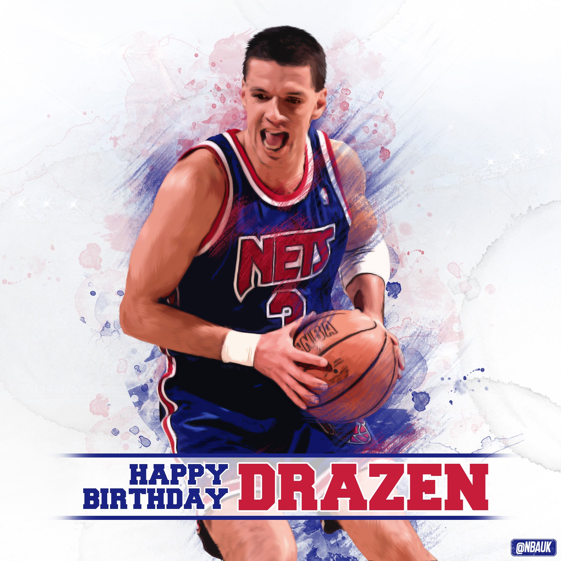 NBA UK Drazen Petrovic. Happy birthday legend
