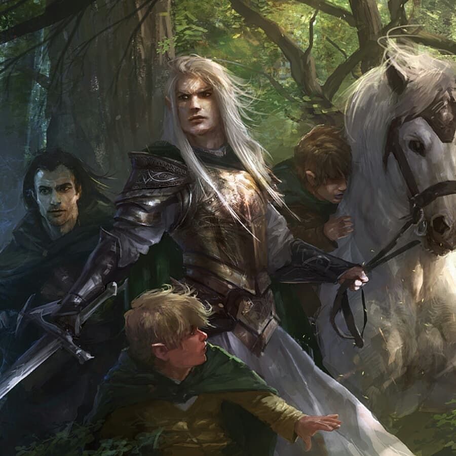 Ever wondered how #frodo was saved from the #Nazgul in the book #Thefellowshipofthering? Meet #glorfindel. Il signore degli anelli, Signore degli anelli, Tolkien