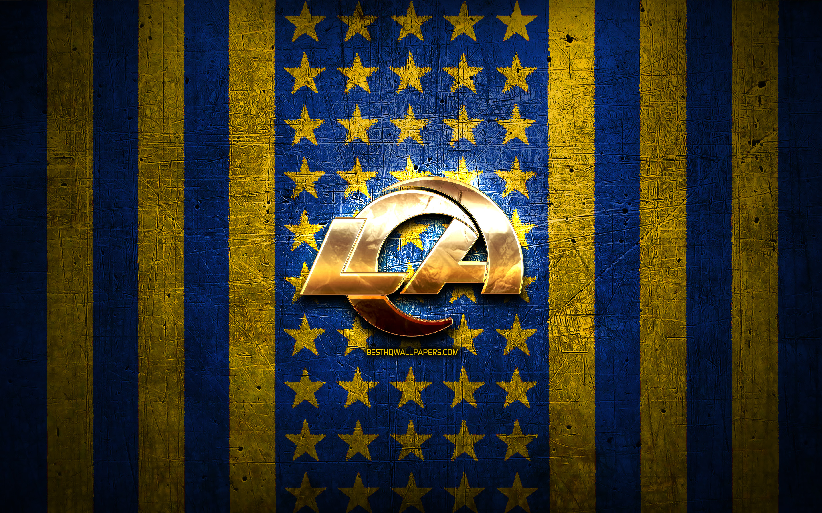 Download Los Angeles Rams Portrait Logo Wallpaper