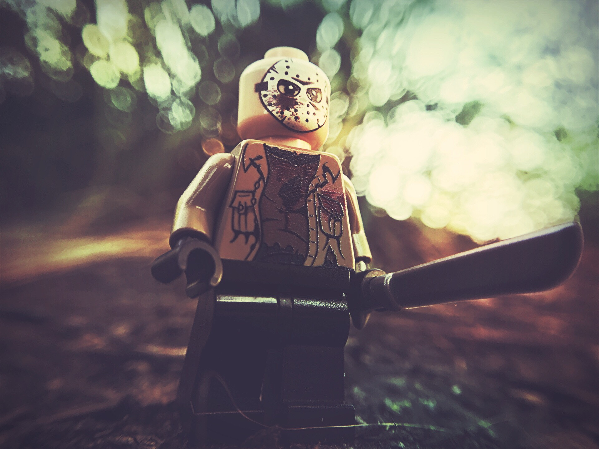 Jason Voorhees, Horror, LEGO, Toys Wallpaper HD / Desktop and Mobile Background