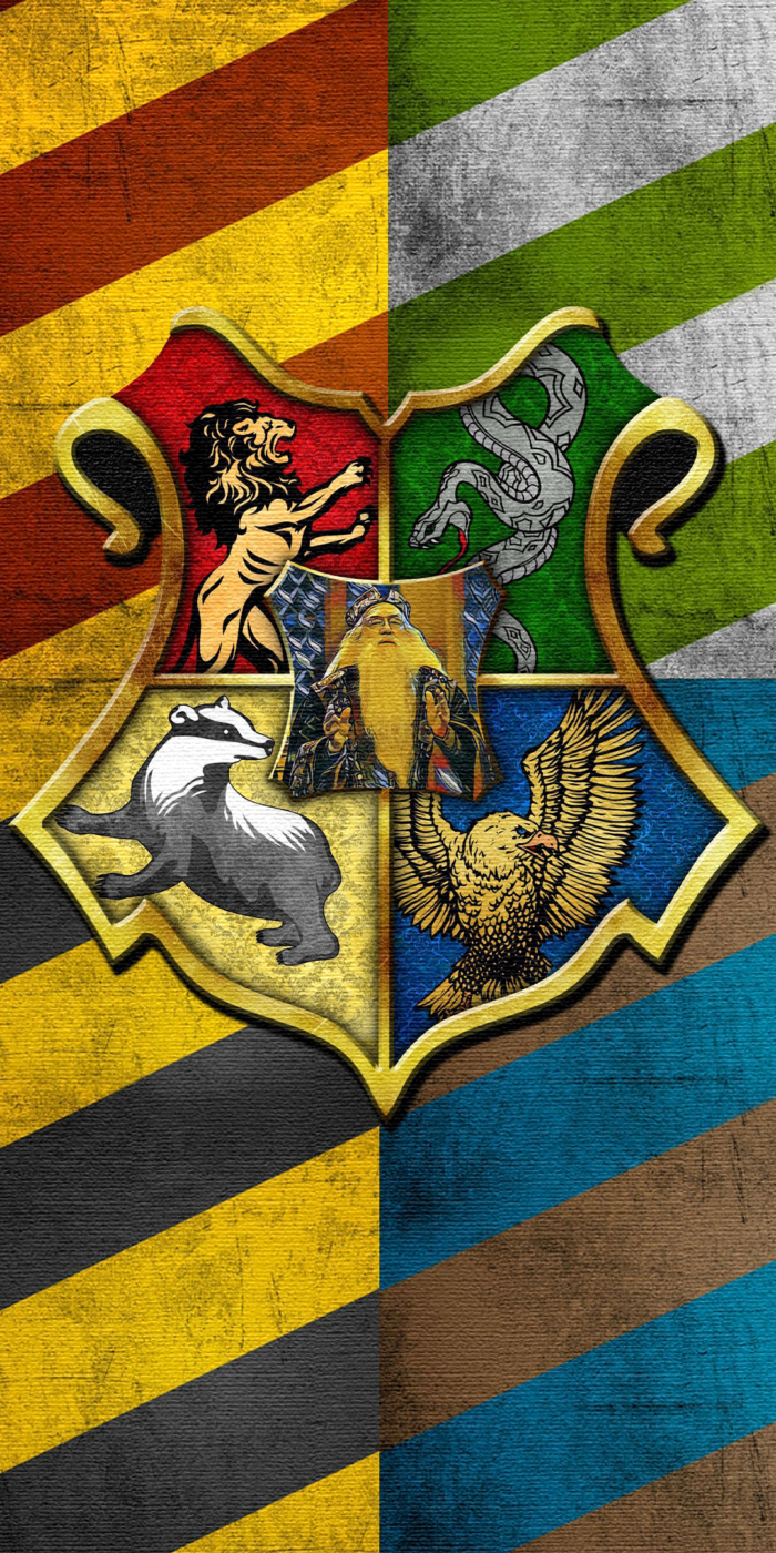 hogwarts houses logo wallpaper