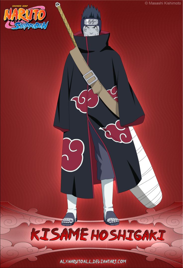 Kisame Hoshigaki is rogue ninja from the Hidden Mist Village and former member of the 7 Ninja Swordmen of the Mist. Naruto shippuden anime, Anime akatsuki, Naruto