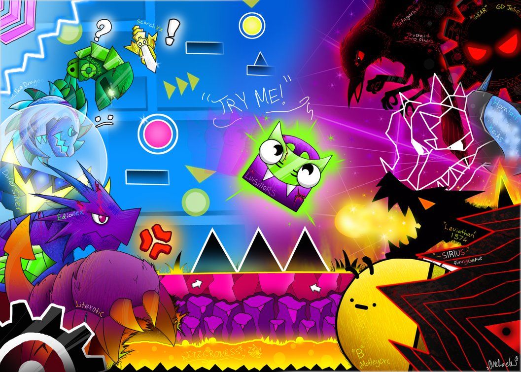 Geometry Dash World Wallpapers - Wallpaper Cave