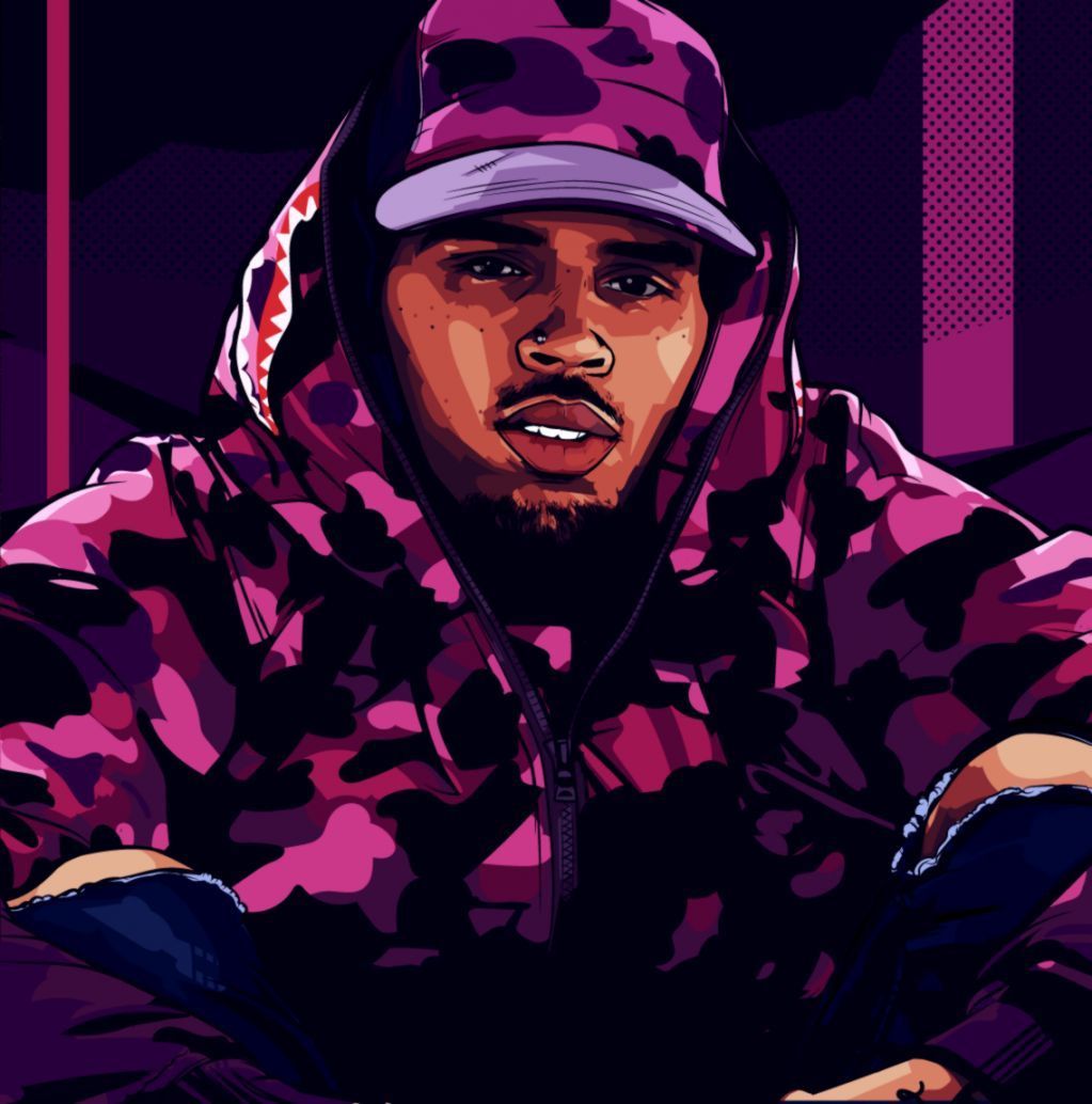 Chris Brown Drawing Wallpaper Free Chris Brown Drawing Background