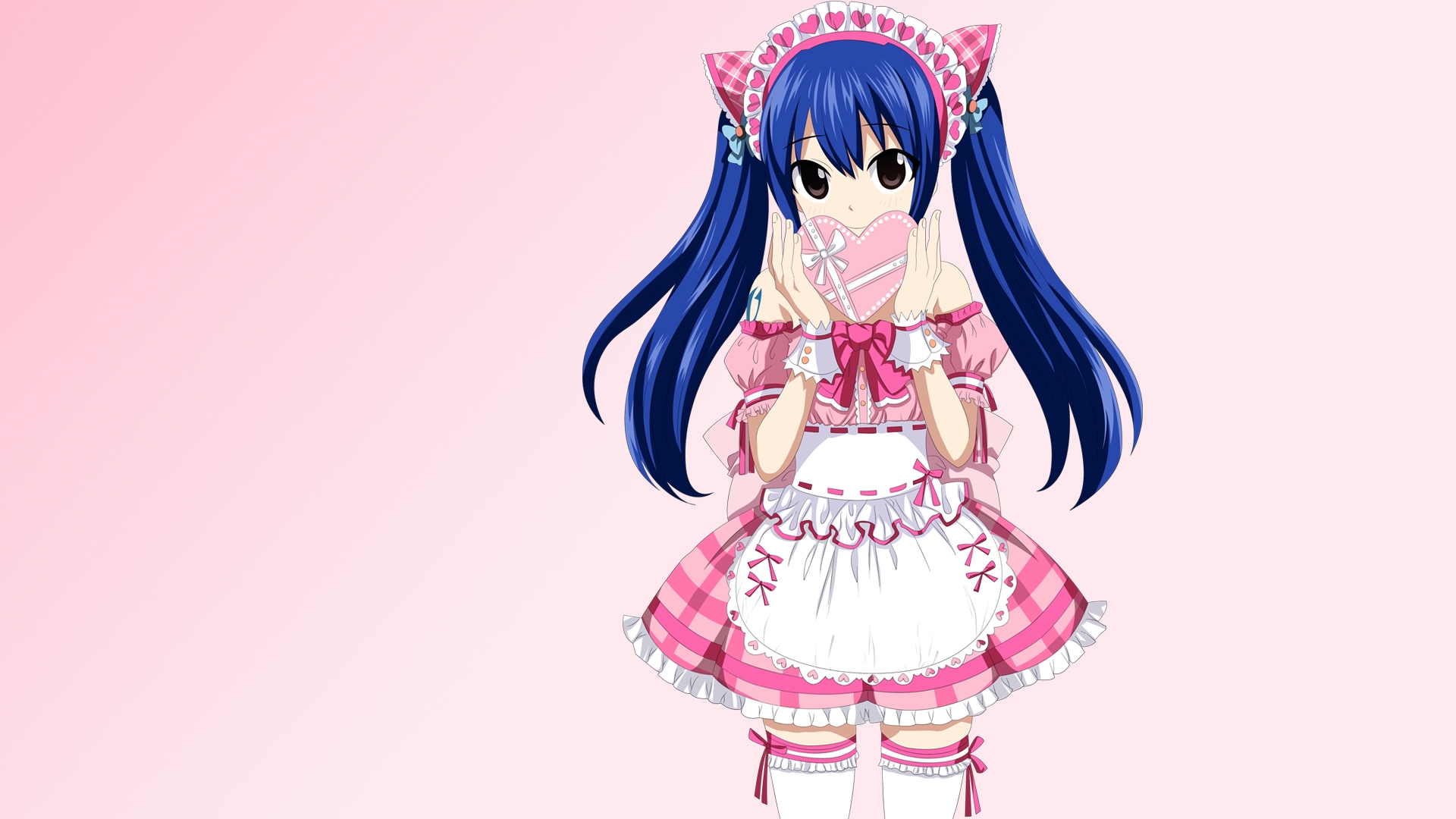 Wendy Marvell Blue Hair HD Wallpaper