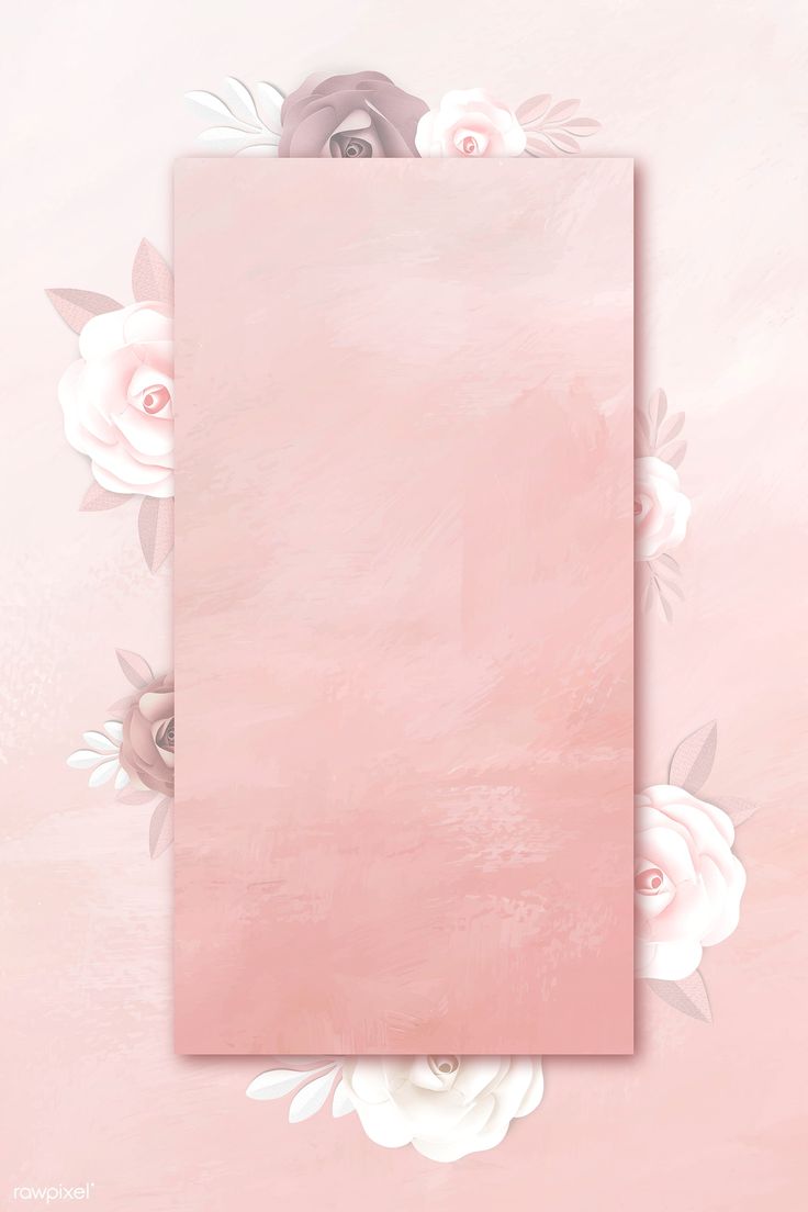 Rectangle paper craft flower frame vector. premium image / Techi. Flower frame, Flower background, Flower background wallpaper