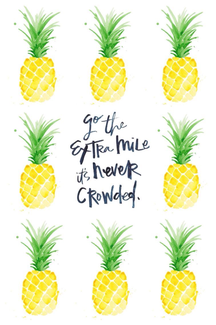 Simple and Cute Pinapple Wallpaper