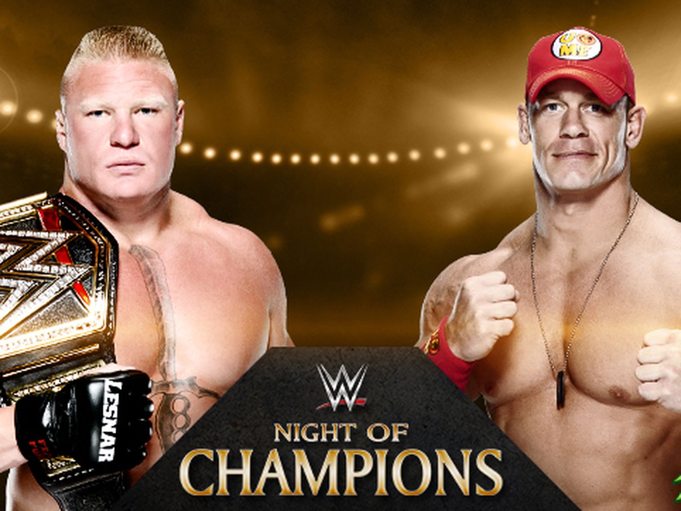 Brock Lesnar vs. John Cena rematch set for WWE Night of Champions 2014