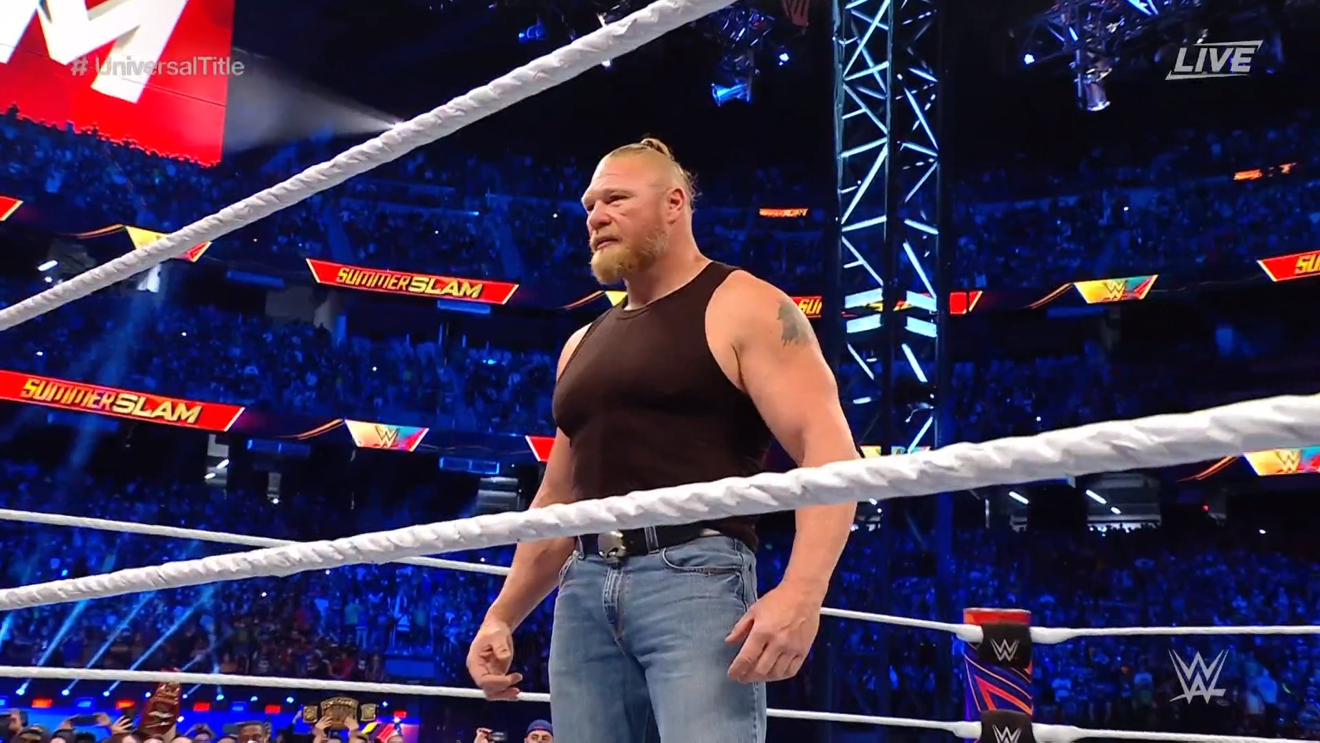Brock Lesnar Destroys John Cena After WWE SummerSlam Goes Off