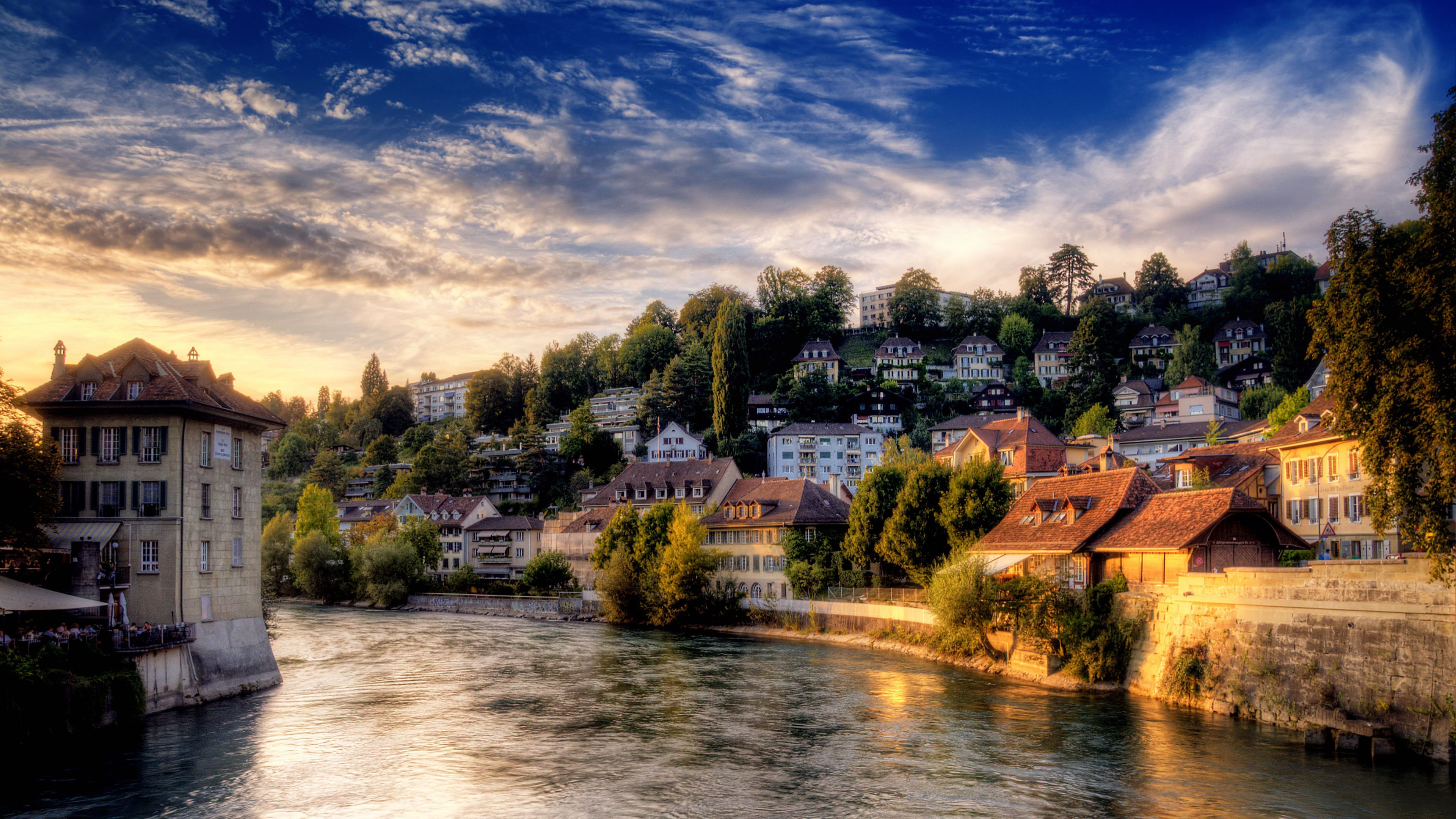 Bern. [3840x2160] • R Wallpaper. Switzerland Wallpaper, Cities In Europe, Beautiful Landscapes