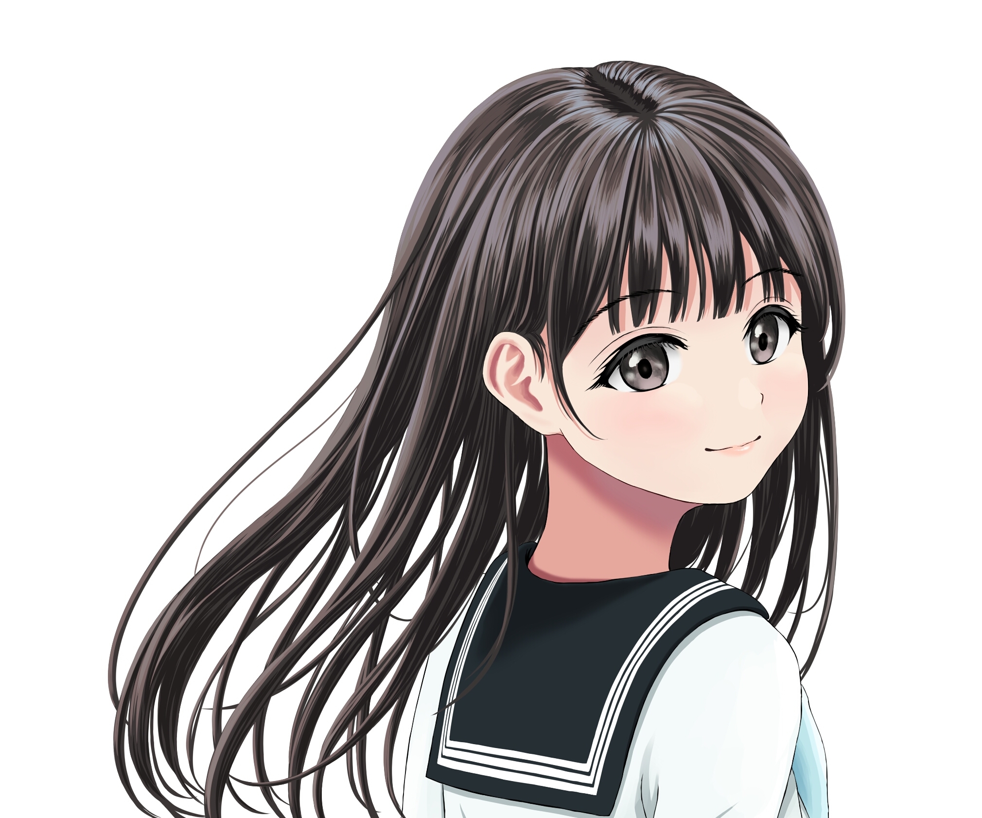 Akebi's Sailor Uniform HD Wallpaper