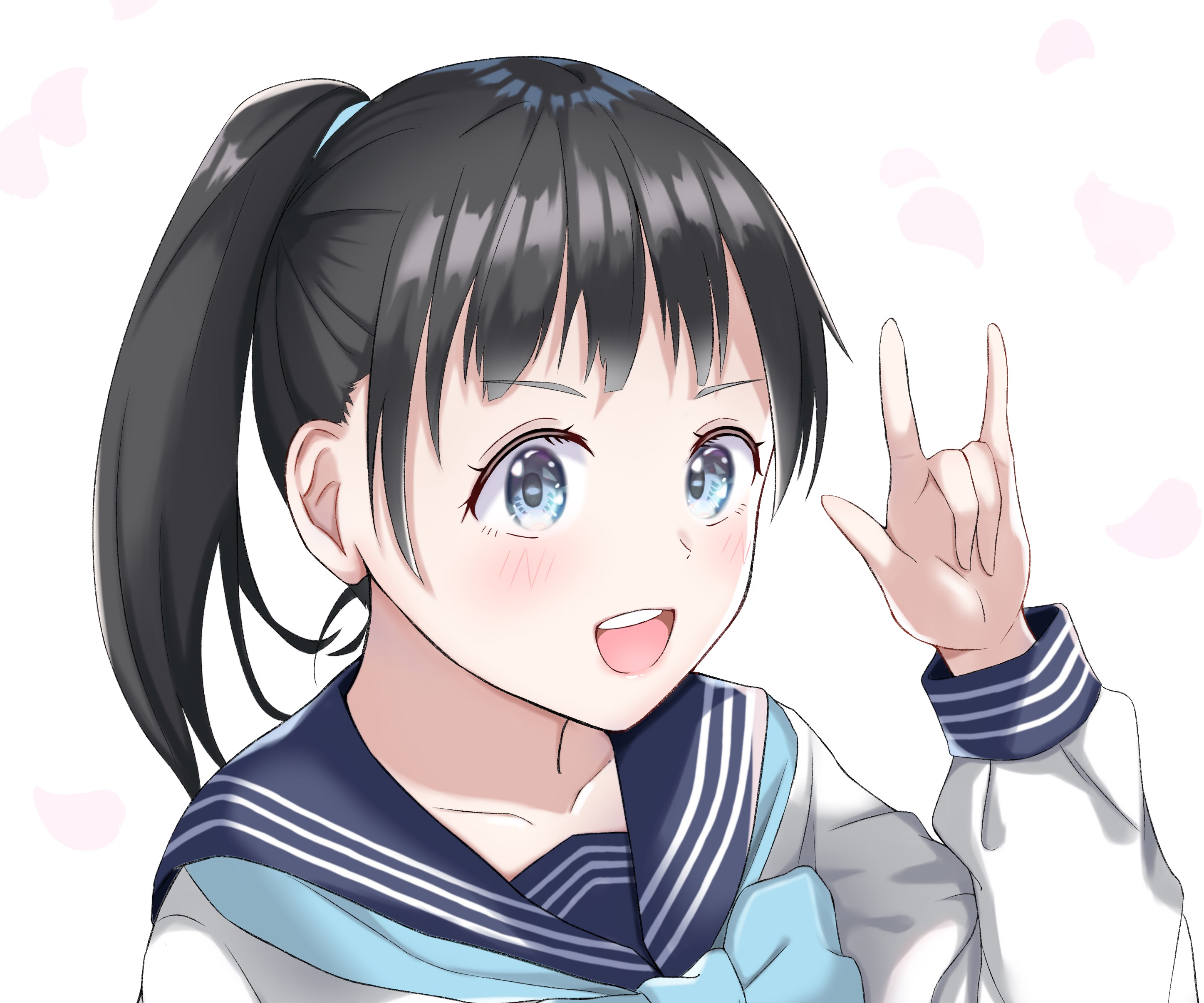 Akebi's Sailor Uniform HD Wallpaper